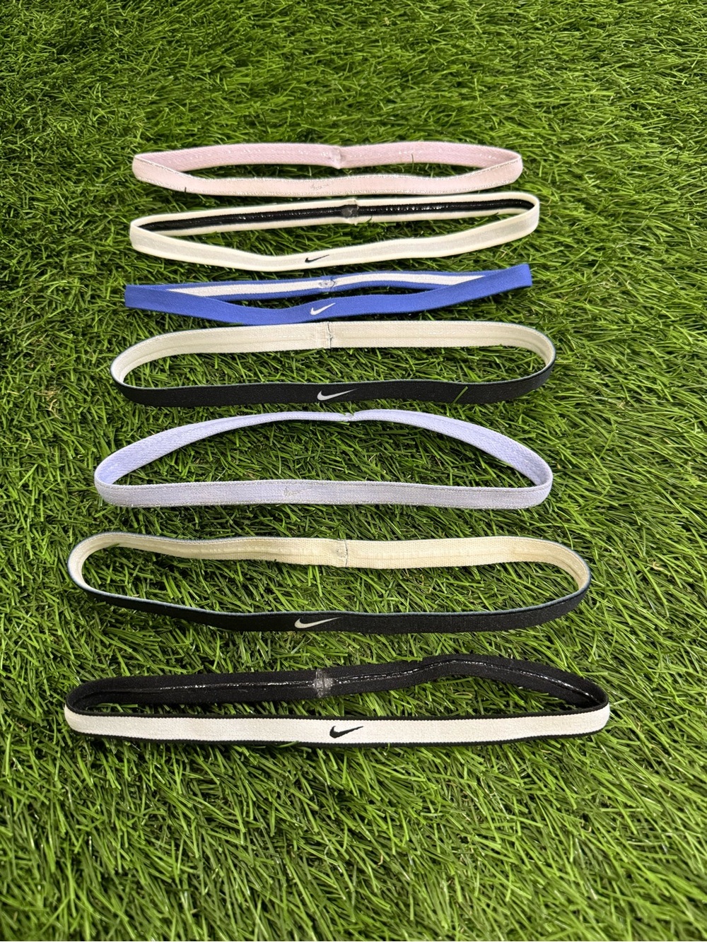 Nike elastic stretch headband Lot of 7